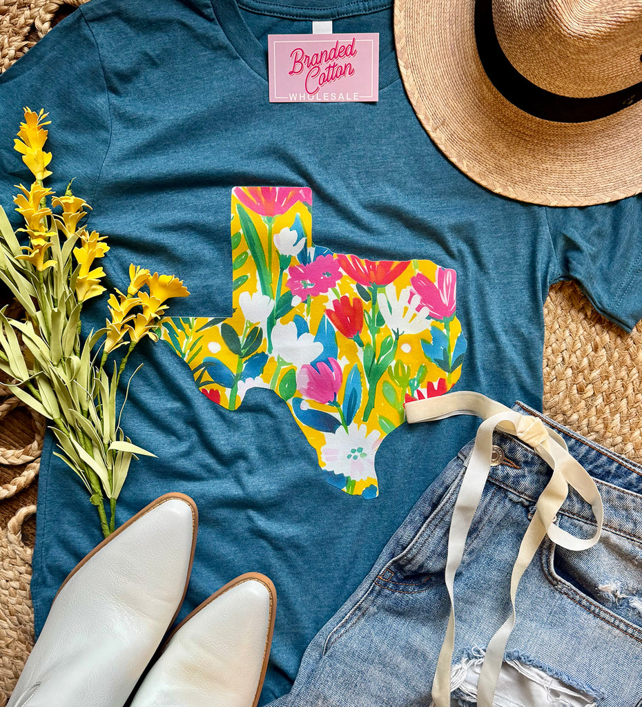 Yellow Floral Texas